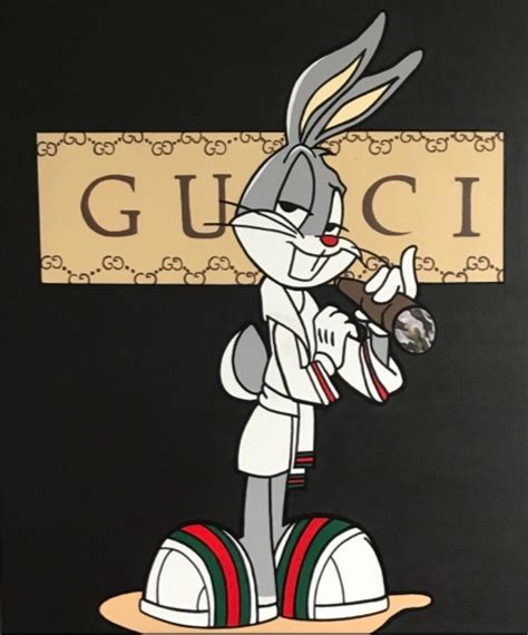 gucci bunny|bugs bunny wearing gucci.